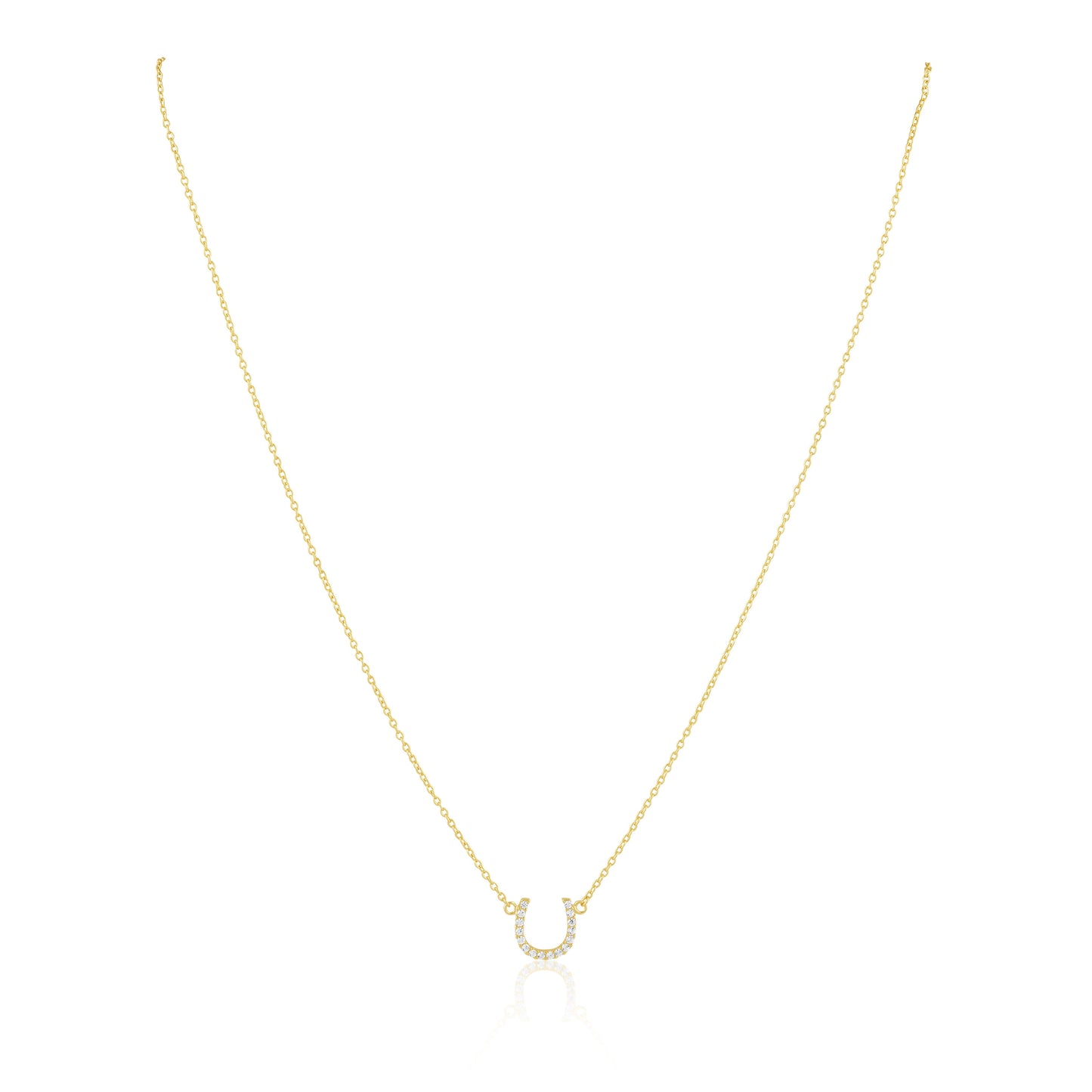 Bridgette Mini Horseshoe Necklace