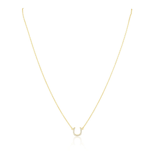 Bridgette Mini Horseshoe Necklace