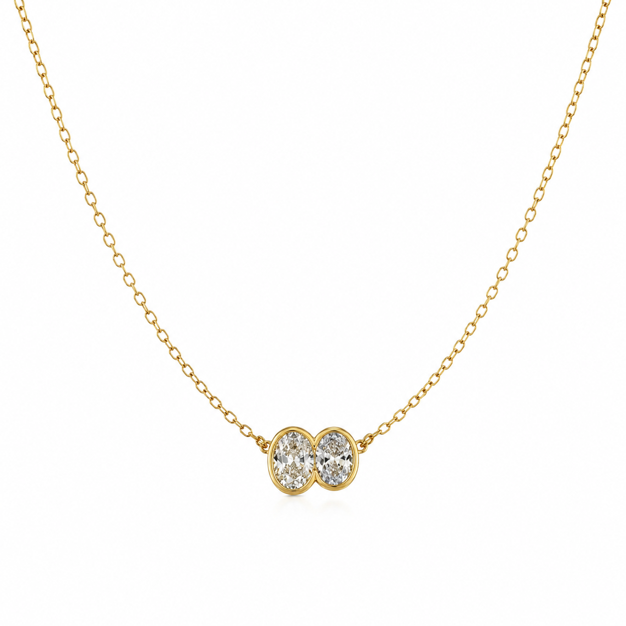 Lumi Bezel Necklace