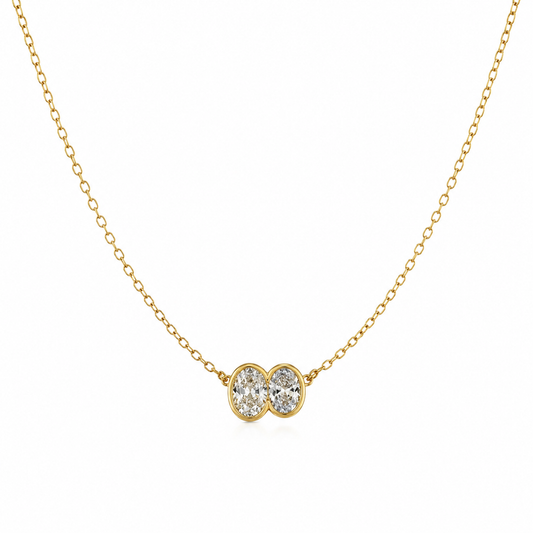 Lumi Bezel Necklace