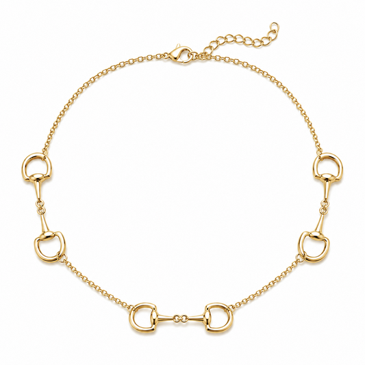 Polo Link Horse Bit Necklace