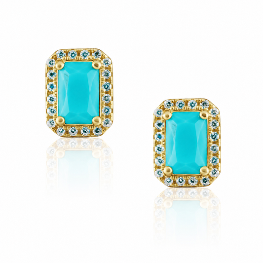 Nora Turquoise Studs