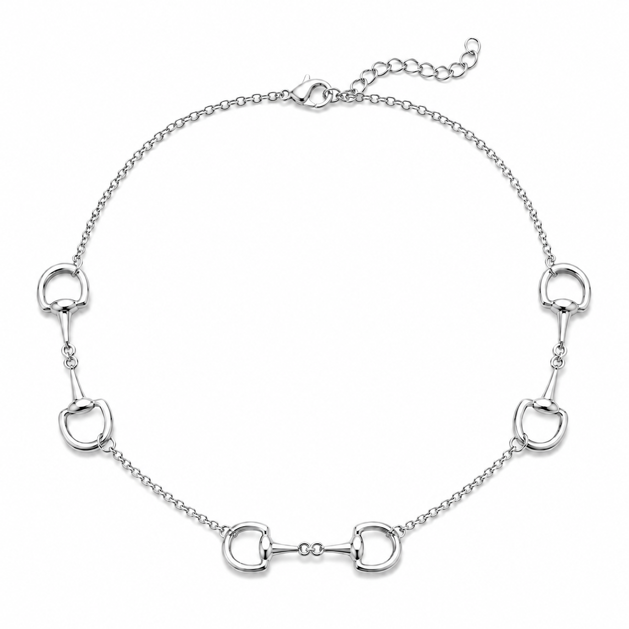 Polo Link Horse Bit Necklace