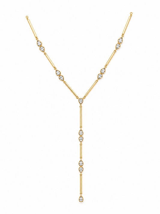 Delphine Teardrop Lariat