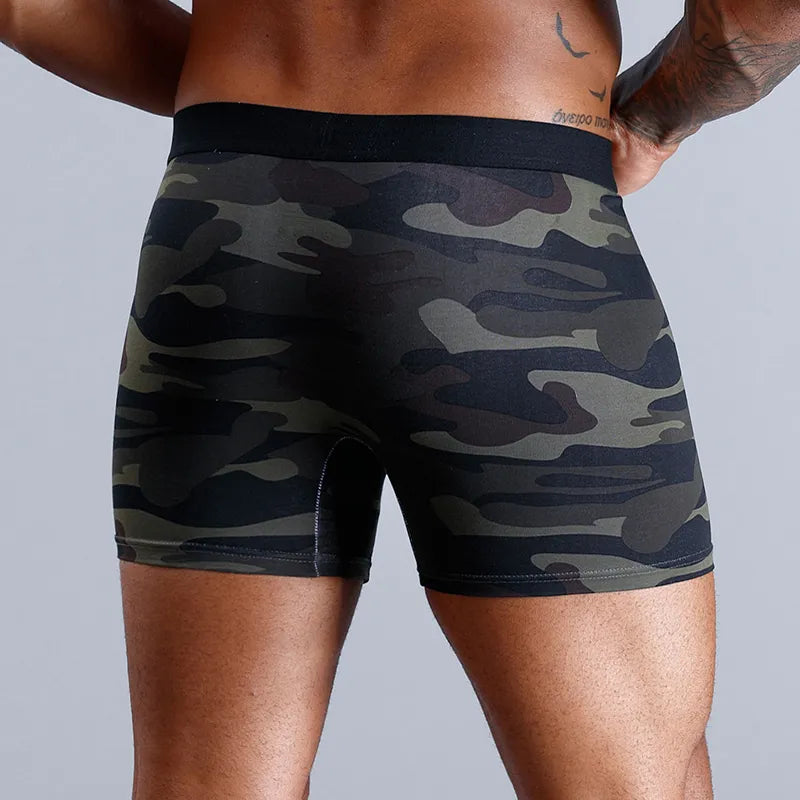 SKARR Cotton Camouflage Boxer Shorts