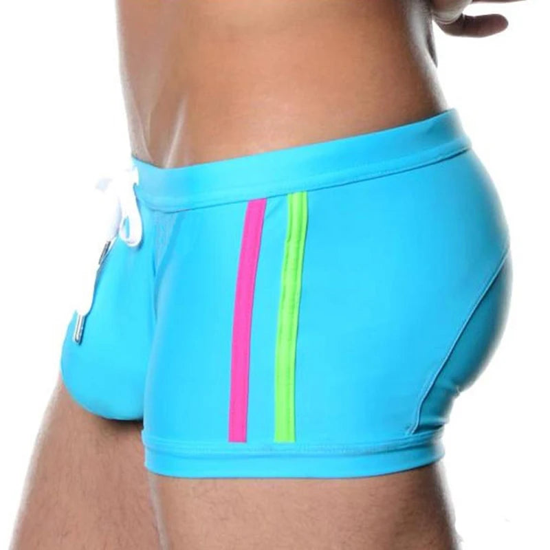 JESBONY Men's Nylon Quick Dry Swimwear
