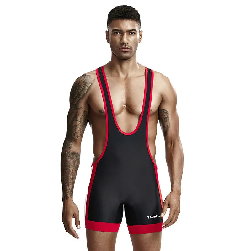 Men's Slimming Wrestling Bodysuit