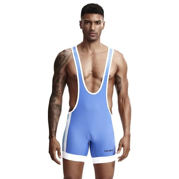 Men's Slimming Wrestling Bodysuit