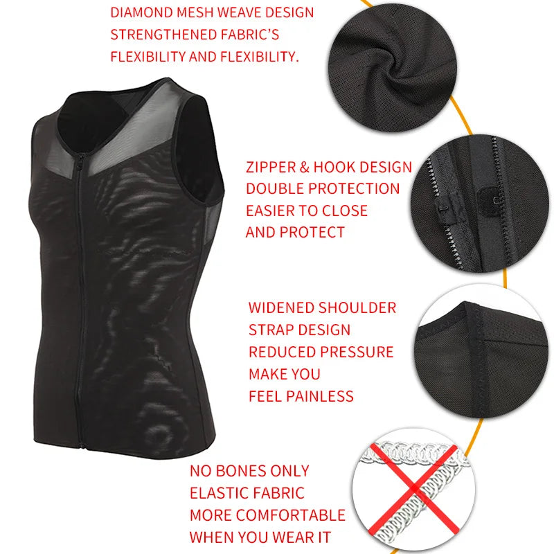 Men's Slimming Body Belly Control Shapewear