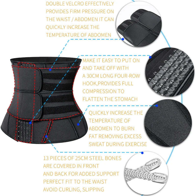 Men's Waist Trainer Abdomen Slimming Body Shaper Shapewear