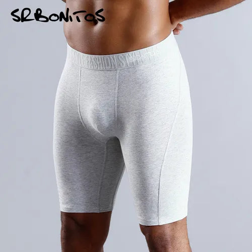 Men's Cotton Long Boxer Underwear