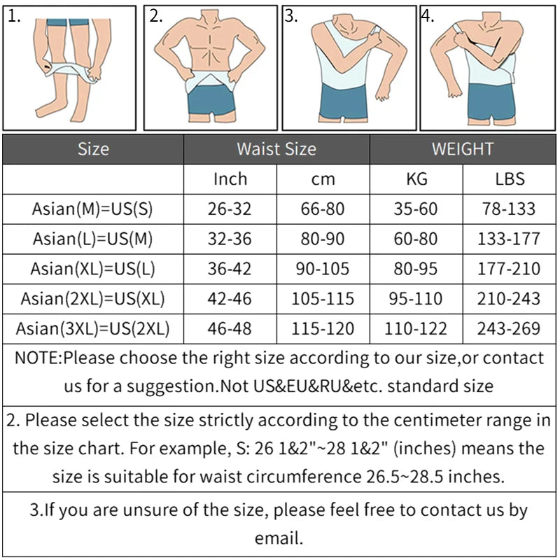 Men's Slimming Body Shaper Belly Control Shapewear