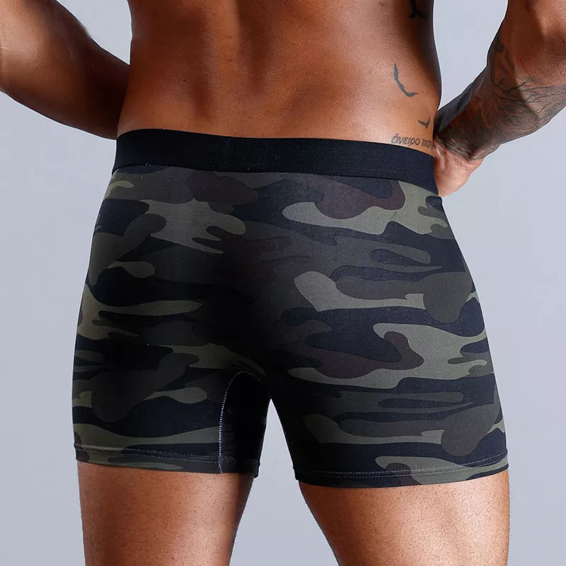 SKARR Cotton Camouflage Boxer Shorts