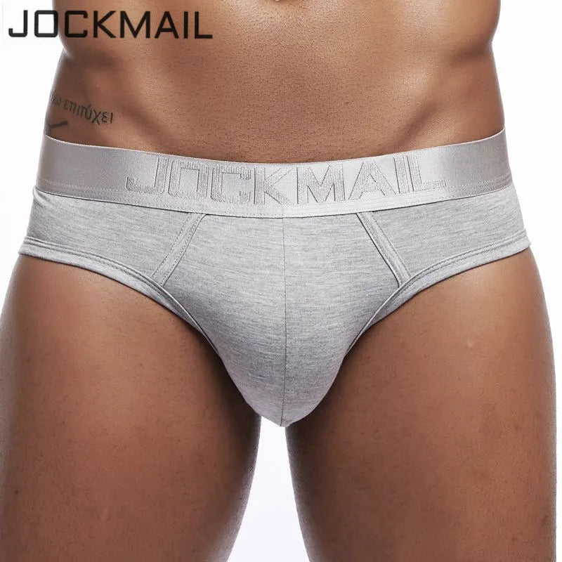 JOCKMAIL Men's Low Waist Breathable Brief Underwear