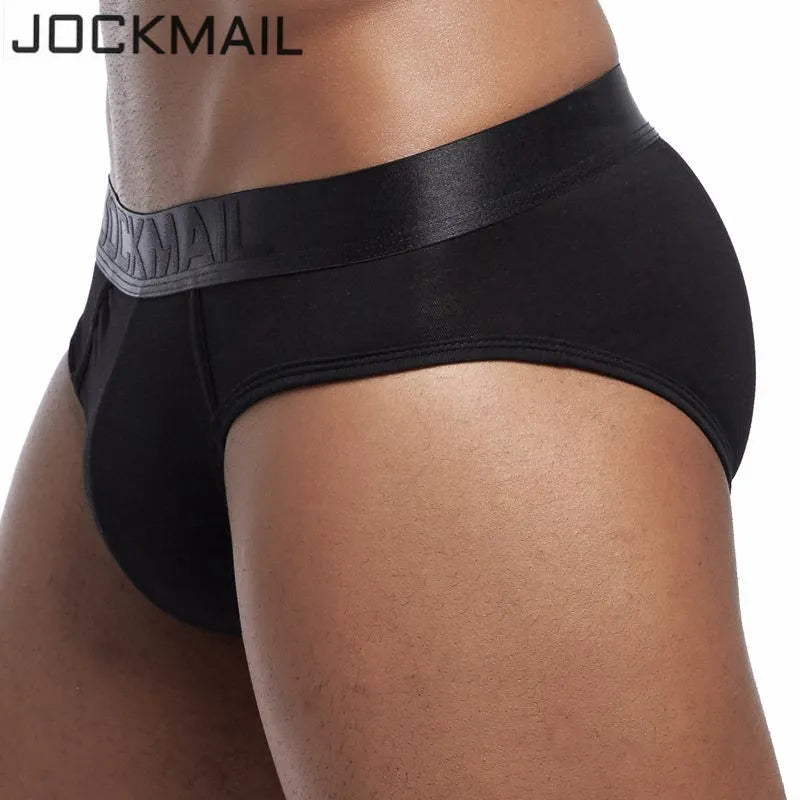 JOCKMAIL Men's Low Waist Breathable Brief Underwear