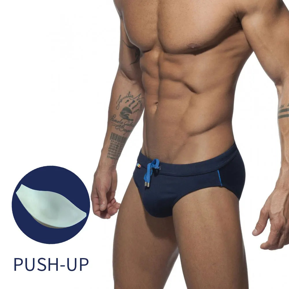 UXH Men's Rainbow Brief Swimwear