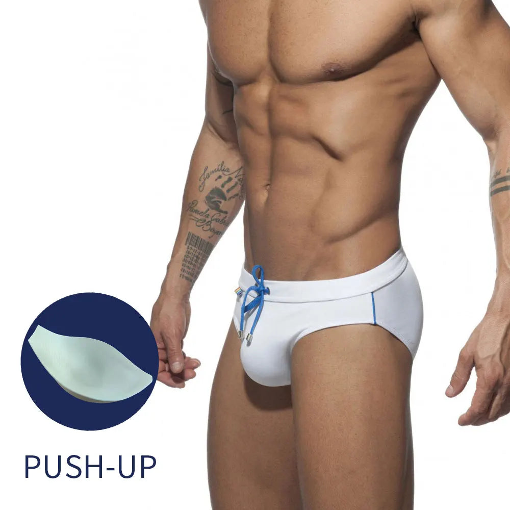 UXH Men's Rainbow Brief Swimwear