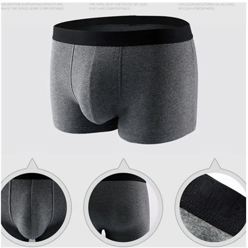 Sky Hero Men's Cotton Underwear (4 Pack)