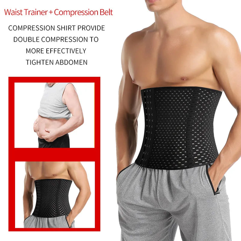 Men's Waist Trainer Abdomen Reducer Shapewear