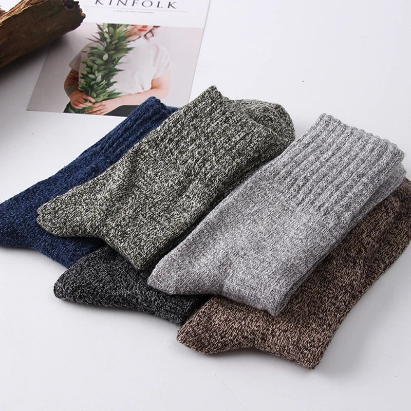 Men's Wool Socks (5 Pairs)