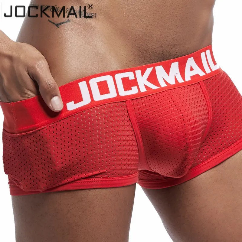 JOCKMAIL Men's Breathable Mesh Underwear
