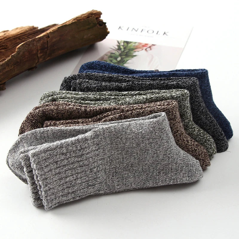 Men's Wool Socks (5 Pairs)