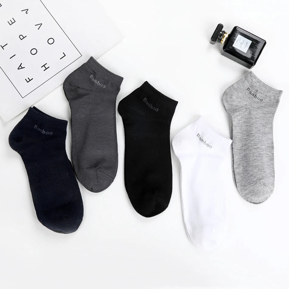 Men's Bamboo Fiber Socks (10 Pairs)