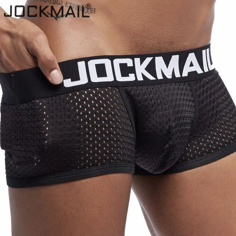 JOCKMAIL Men's Breathable Mesh Underwear