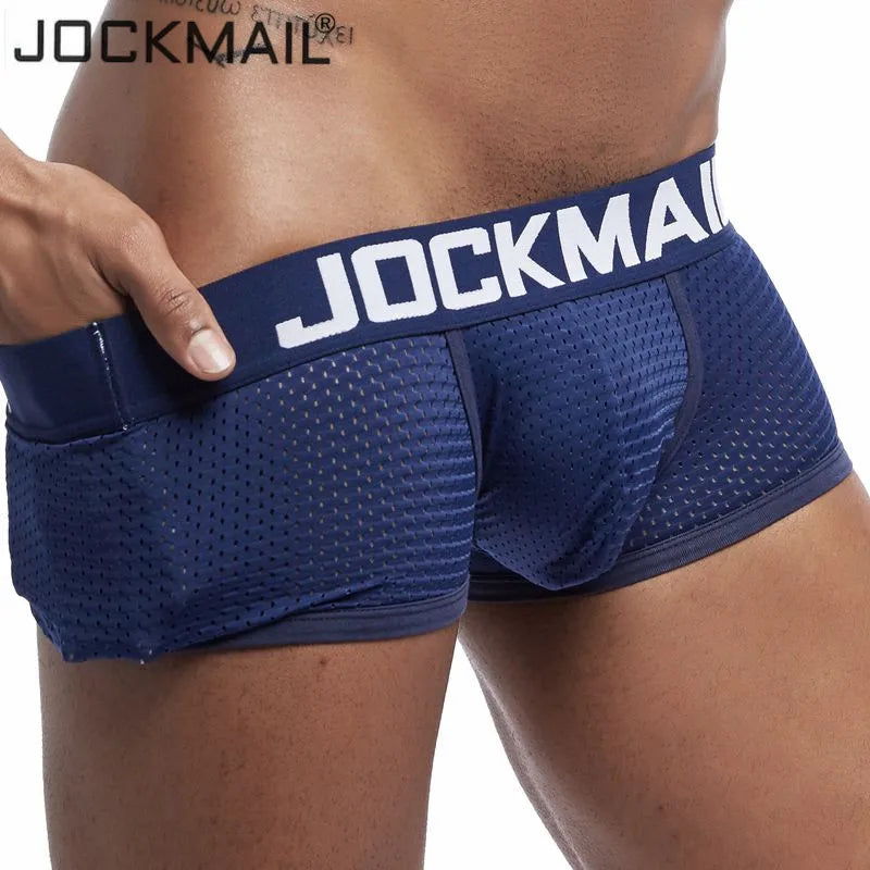 JOCKMAIL Men's Breathable Mesh Underwear