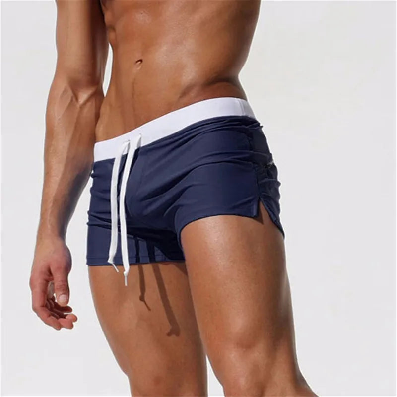 ALSOTO Men's Quick Dry Swim Shorts Swimwear
