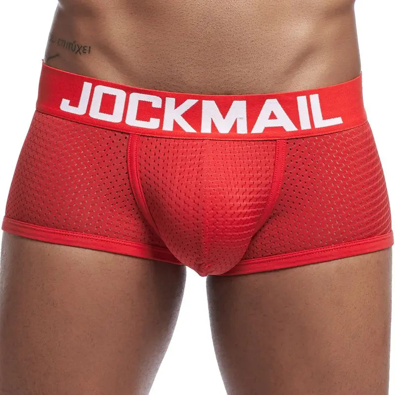 JOCKMAIL Men's Breathable Mesh Underwear