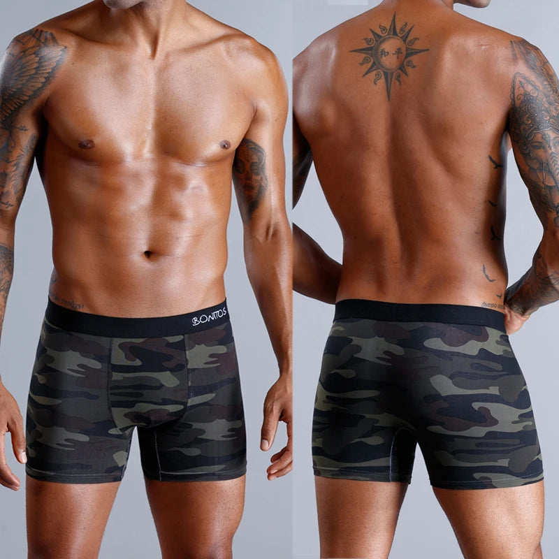 SKARR Cotton Camouflage Boxer Shorts