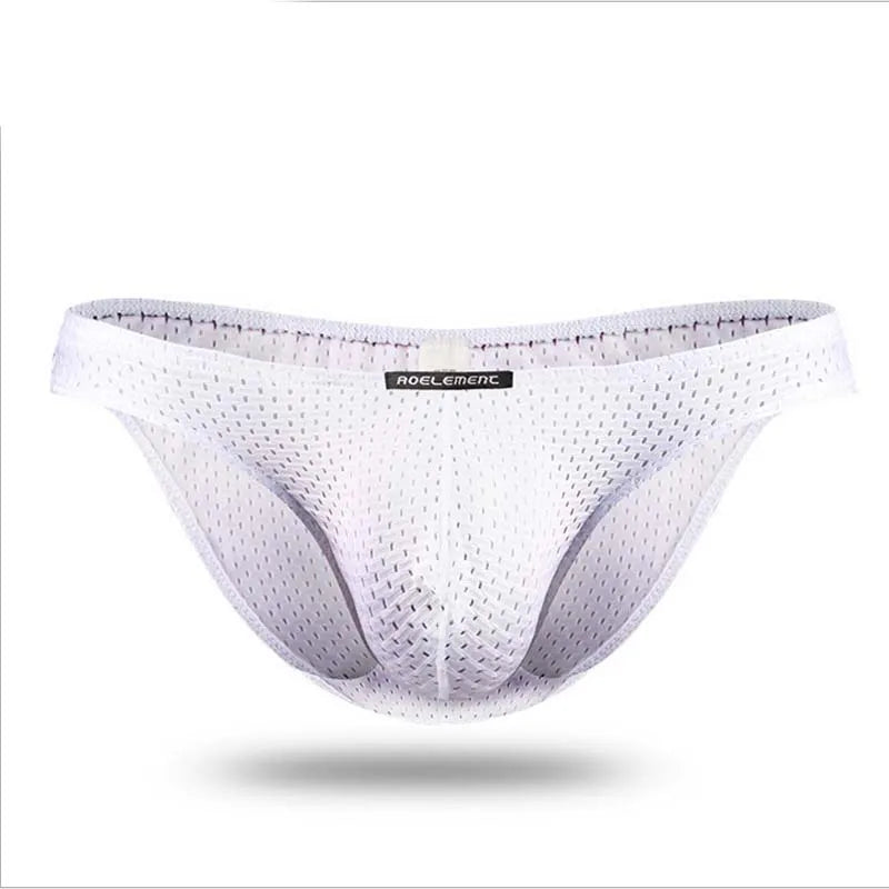 Men's Low-Waist Mesh Brief Underwear