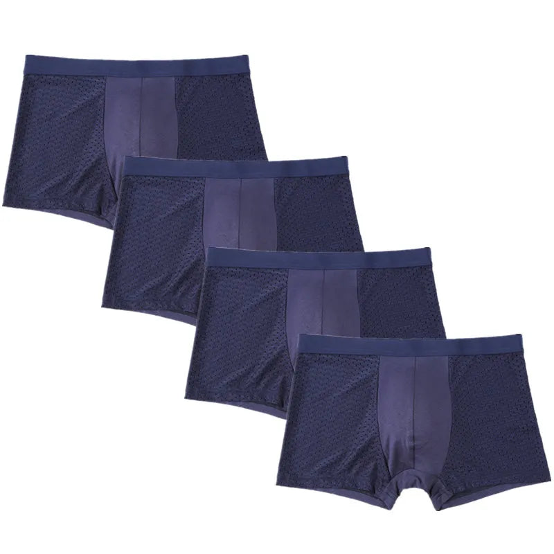 SKY HERO Men's Bamboo Boxers (4 pack) (Plus Sizes)