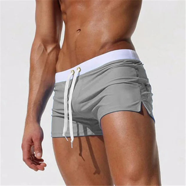 ALSOTO Men's Quick Dry Swim Shorts Swimwear