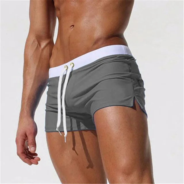 ALSOTO Men's Quick Dry Swim Shorts Swimwear