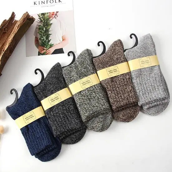 Men's Wool Socks (5 Pairs)