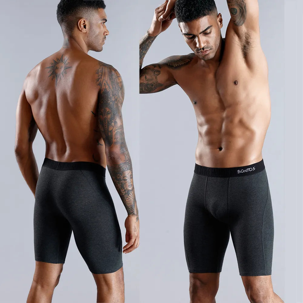 Men's Cotton Long Boxer Underwear