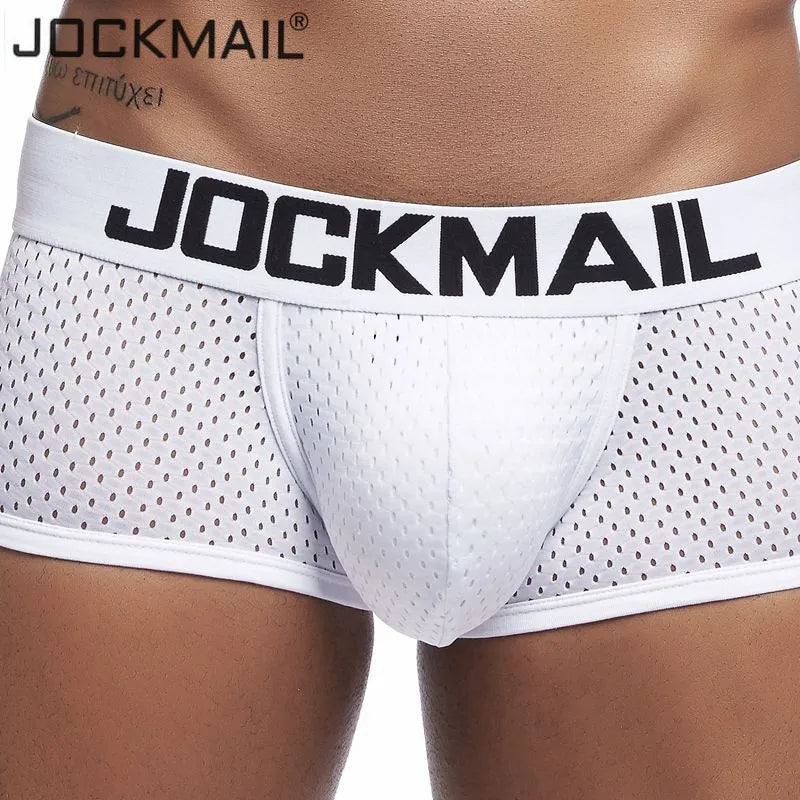 JOCKMAIL Men's Breathable Mesh Underwear