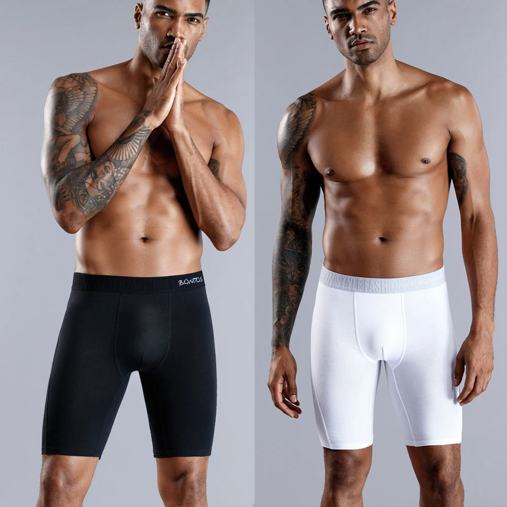Men's Cotton Long Boxer Underwear