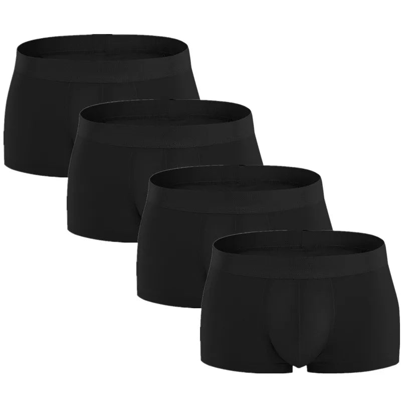 Sky Hero Men's Cotton Underwear (4 Pack)