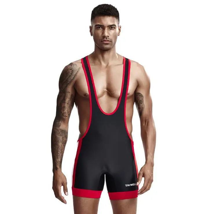 Men's Slimming Wrestling Bodysuit