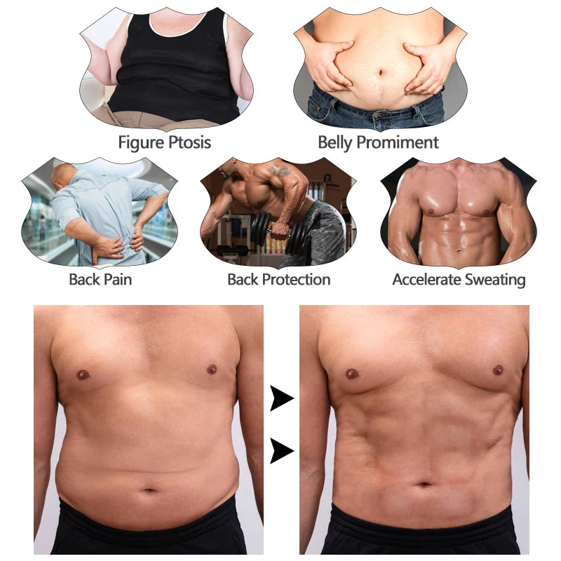 Men's Waist Trainer Abdomen Reducer Shapewear