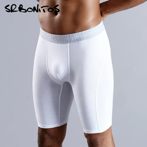 Men's Cotton Long Boxer Underwear