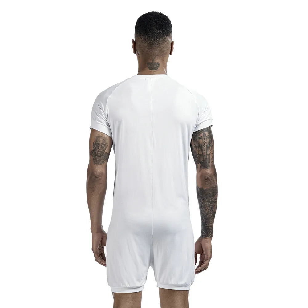 Men's Slimming Body Shaper with Button Top