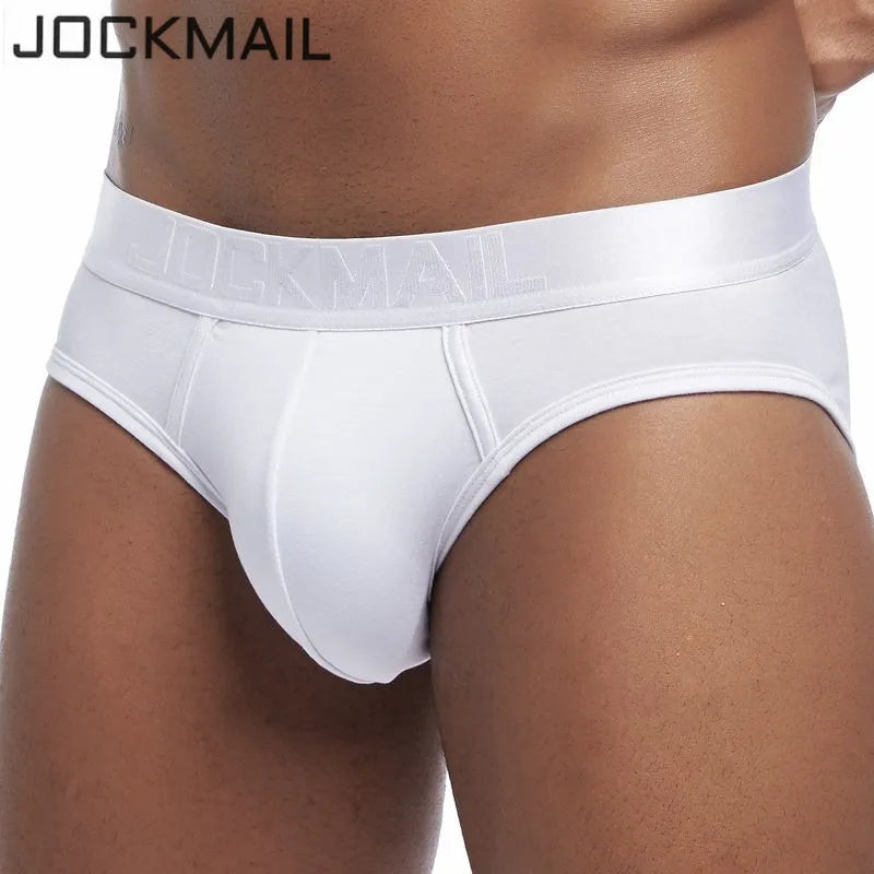 JOCKMAIL Men's Low Waist Breathable Brief Underwear