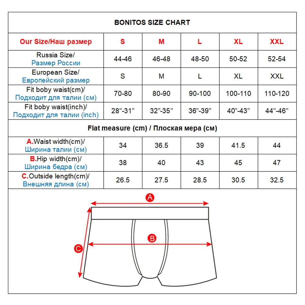 Men's Cotton Boxer Shorts Underwear