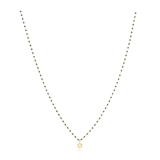 Elsa Mini Star of David Black