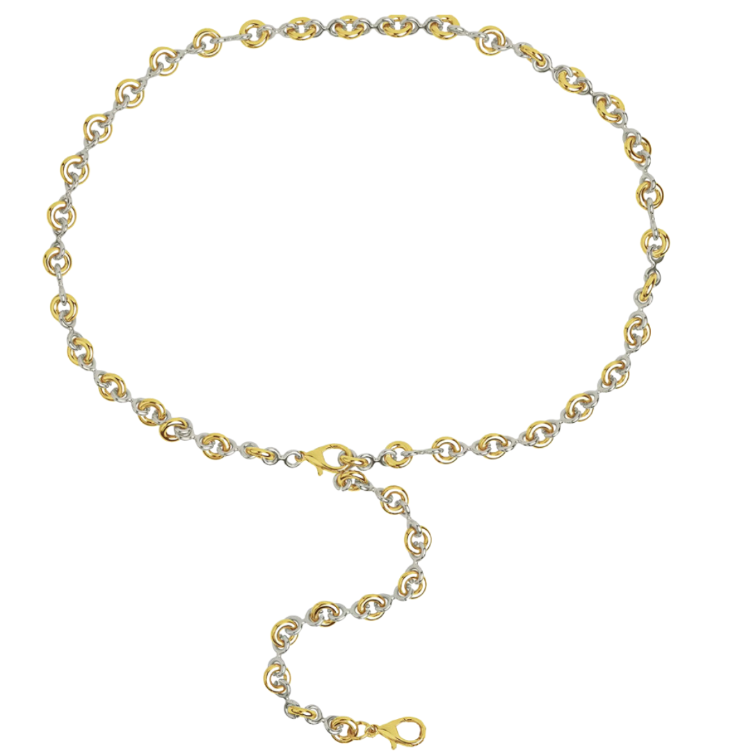Odessa Chain Belt Two Tone - Double Clasp