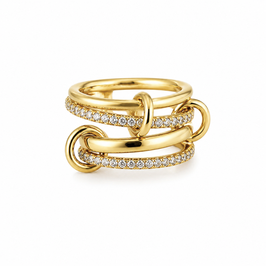 Mina Pave Stacked Ring